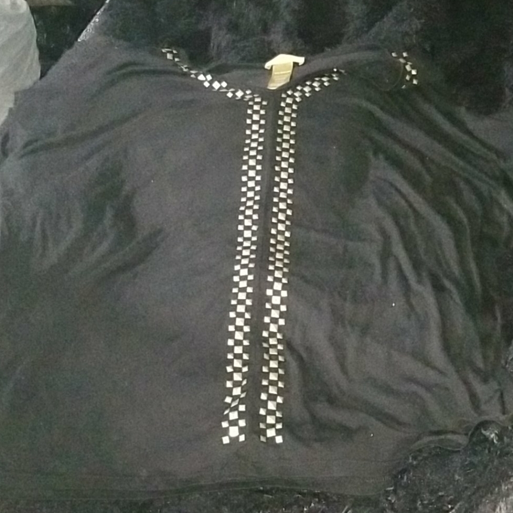 Plus Size studded t-shirt